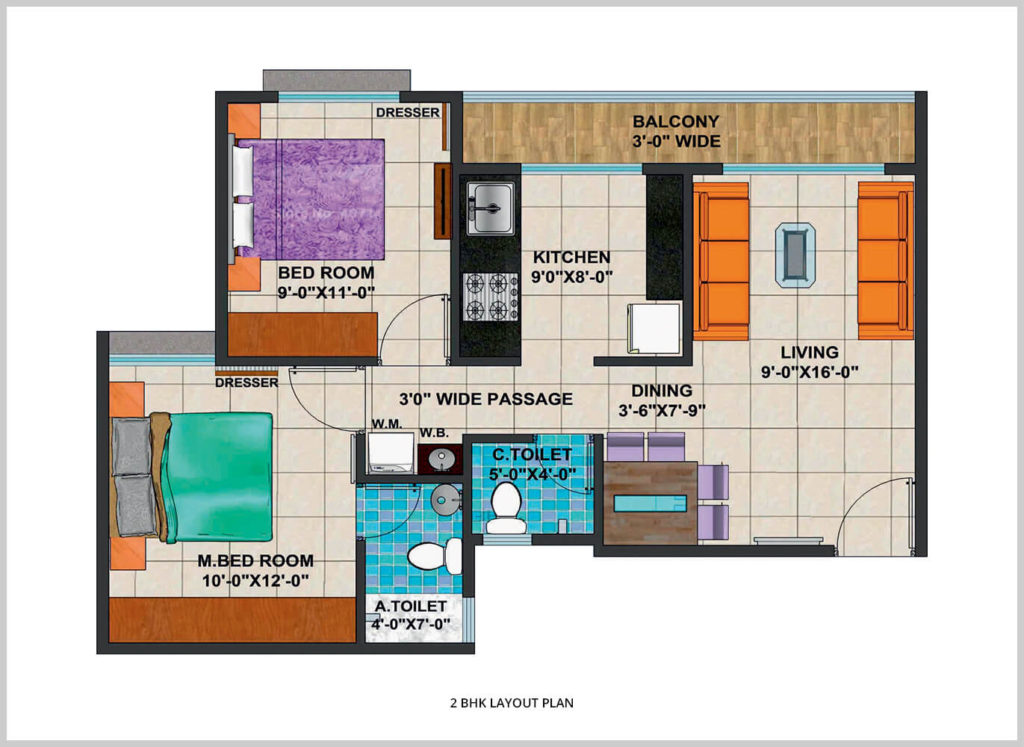 3 bhk Residential Apartment